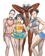 Street Fighter III 3rd Strike unused PS2 art by Akiman.