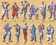 Street Fighter I Character Cast