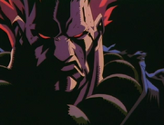 Akuma from Street Fighter Alpha: The Animation.