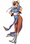 Chun-Li SSR card in Street Fighter: Battle Combination.