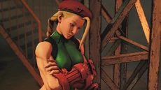 Cammy listening to the voicemail.