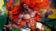 Necalli with his V-Trigger, Torrent of Power, activated.