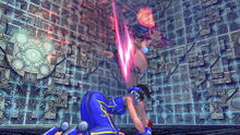 Poison using her Ultra (Super in SFXT) on Xiaoyu