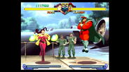 Rose getting ready to battle M. Bison.