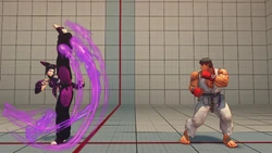 Juri charging a Fuhajin.