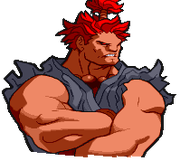 Akuma in Marvel Super Heroes vs. Street Fighter