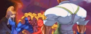 Kolin in Dudley's Street Fighter III: New Generation ending.