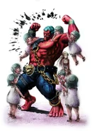 Super Street Fighter IV artwork of Hakan