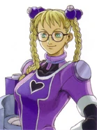 Area's portrait in Street Fighter EX2 Plus.