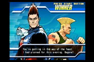 Demitri's win quote in Capcom Fighting Evolution.