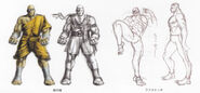 Super Street Fighter IV: altenrate costume concept art.