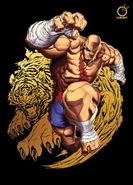 Street Fighter Origins - Sagat cover by Jo Chen.