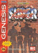 Sega Genesis box art (Super SFII)