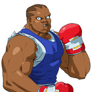 Balrog bust shot from Street Fighter Alpha 3 (console versions).