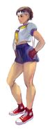 Sakura's Street Fighter IV concept art