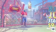 Sodom in Street Fighter V Ring of Justice Stage