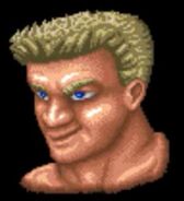 Joe's versus screen icon from the original Street Fighter.