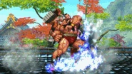 An example of how Rufus's Target Combo can be applied in SFXT, here Rufus uses his target combo on Xiaoyu to re-tag in Zangief after Zangief tagged Rufus in.