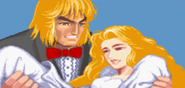 Eliza and Ken married in his ending for Street Fighter II: Champion Edition.