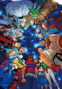Marvel vs. Capcom: Clash of Super Heroes: Promo art by Kinu Nishimura.