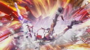 Manon slamming Cammy on her front.