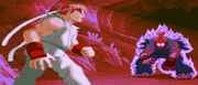 Street Fighter Alpha 2: Ryu's Ending.