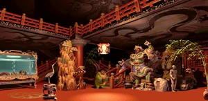 Yang's stage in Street Fighter III: 2nd Impact