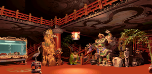 Escenario de Yang en Street Fighter III: 2nd Impact