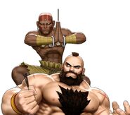 Pocky-Dhalsim & Zangief