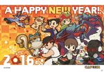 Capcom New Year (2016) postcard.