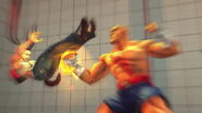 Sagat preparing the final blow.