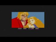 Ken's ending is the same among all the SFII games.