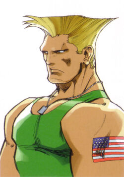 The Video Game Art Archive - Guile from Street Fighter EX plus