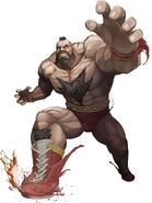 Zangief's official artwork