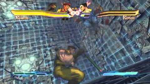 Ibuki's Super Art and Cross Assault in Street Fighter X Tekken