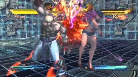 Poison's Super Art and Cross Assault in Street Fighter X Tekken
