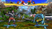 Street Fighter X Tekken, 1st Floor (2nd round), Dhalsim vs. Blanka