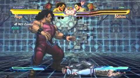 Hugo's Super Art and Cross Assault in Street Fighter X Tekken