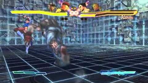 Cammy's Super Art and Cross Assault in Street Fighter X Tekken