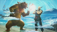 Heihachi and Kuma as seen in their prologue