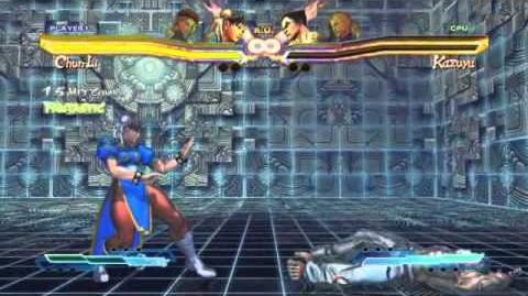 Chun-Li's Super Art and Cross Assault in Street Fighter X Tekken