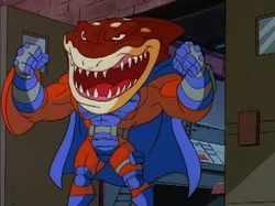 Street Sharks - Shark Force Tank + Figurine Slammu - Mattel - Occasion