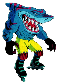 Figurine Street Sharks – Streex – Mattel – Vintage 90s