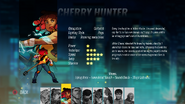 Cherry's bio from Streets of Rage 4.