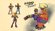 SOR4 Garnet Concept Art