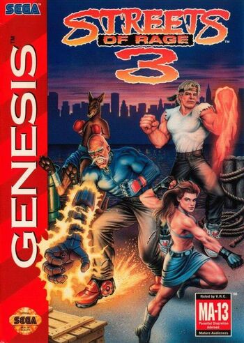 Bare Knuckle 3 Streets Of Rage 3 - Original Soundtrack Japan - CD Megadrive - Très Bon état