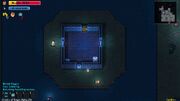 A military outpost on an island