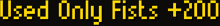 UsedOnlyFists