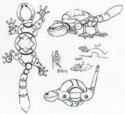 Str2 unused mecha lizard.png