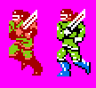 Early sprite of the NES Infantryman found in the prototype.